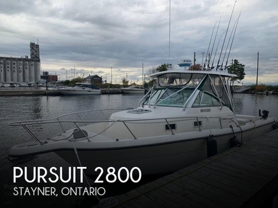 1998 Pursuit 2800 Walkaround in Clearview, ON