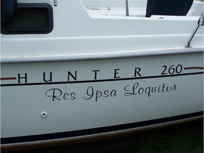 1999 Hunter 260 sailboat for sale in Kentucky