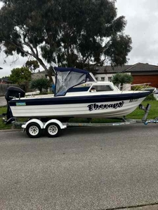 Savage Pacific Half cab 5.3m with 2004 Mercury 150hp outboard