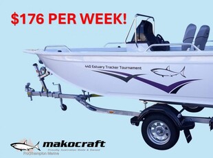 NEW Makocraft 440 Estuary Tracker Tournament B, M, T PACKAGE FROM ROCKHAMPTON MARINE!!