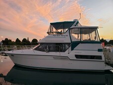 1994 CARVER 350 AFT CABIN FRESH WATER YACHT UNTIL 11/2021 VERY CLEAN