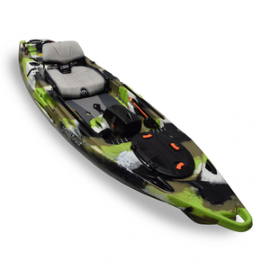 Brand new Feel Free Lure 11.5 V2 stand up/sit on top fishing kayak with rudder.