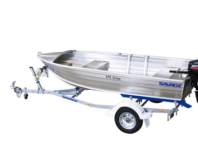 Brand new Savage 375 Snipe open aluminium boat in stock and reduced.