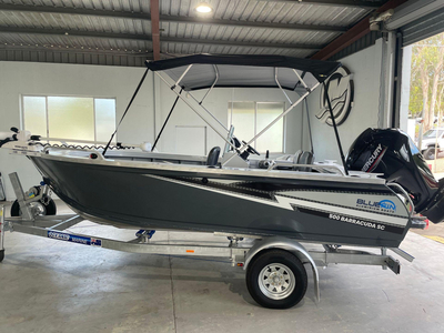 New 4.8 Bluefin Barracuda with 60HP Four Stroke Outboard