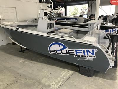 NEW 5.00M BLUEFIN RANGER CENTRE CONSOLE WITH 75HP 4-STROKE