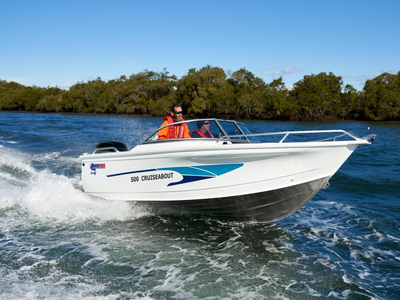 Our Quintrex 500 Cruiseabout Bow Rider Pack 2 Powered by the Yamaha F 90 HP
