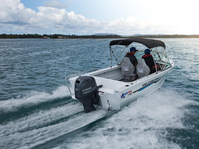 Quintrex 430 Fishabout Pro fitted with a F 60 EFI 4 stroke