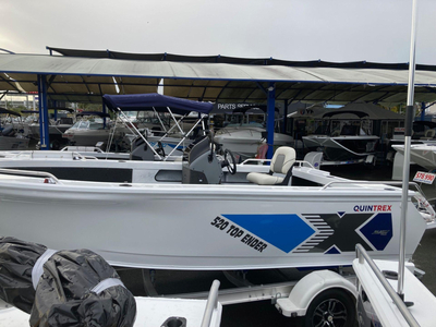 Quintrex 520 Top Ender Our Pack 1 Powered by a Yamaha F115HP 4-Stroke