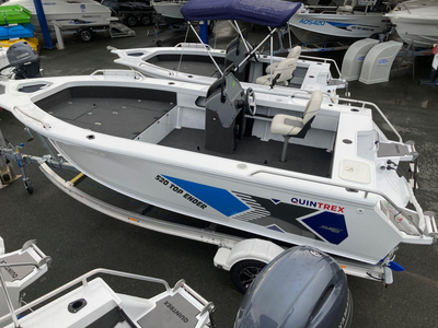 Quintrex 520 Top Ender Our Pack 4 Powered by a Yamaha F115HP 4-Stroke New Boat Package