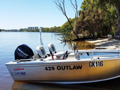 Stacer 429 Outlaw Side Console - Aluminium Fishing Boats for Sale Perth WA