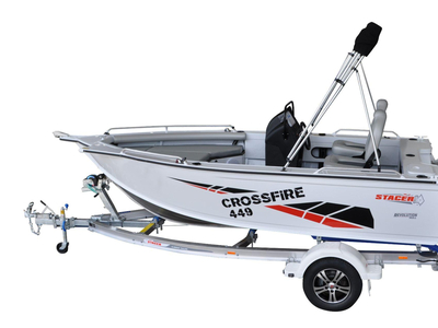 Stacer 449 Crossfire Side Console (SC) Hybrid Fishing Boat / Bowrider