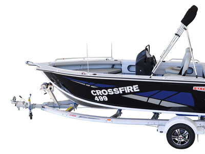 Stacer 499 Crossfire Side Console (SC) Convertible Bowrider / Fishing Boat