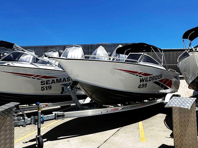 Stacer 499 Wildrider (bowrider) + Mercury 80HP Fourstroke outboard + Stacer Aluminium Trailer Perth WA Boat Sales