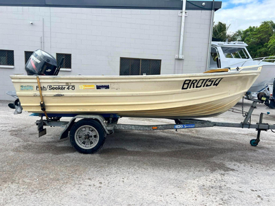USED QUINTREX FISH SEEKER 4.0M BOAT PACKAGE
