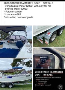 2006 STACER SEAMASTER Boat