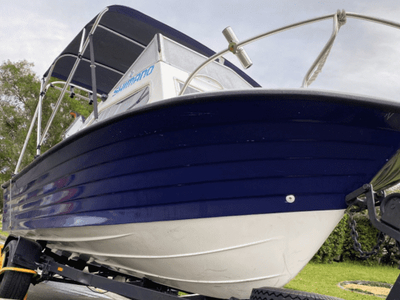 Fishing Boat 60HP Yamaha Salt Water 4St No Leaks OCT 24 Rego