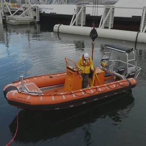 Rescue boat - FRC - Polaris boat - outboard / aluminum / self-righting