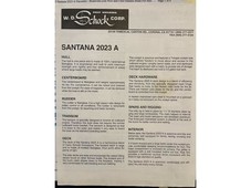 1994 Shock Santana 2023A sailboat for sale in Georgia