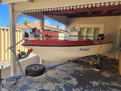 Custom built fibreglass Boat