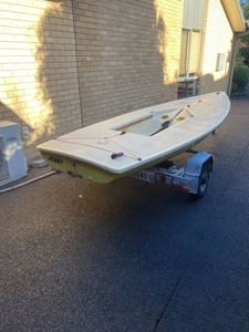 Laser Full Rig Sailing Boat With Road Trailer