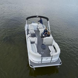 Outboard pontoon boat - CX FISH - Stardeck by starcraft - open / side console / sport-fishing