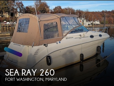1999 Sea Ray 260 Sundancer