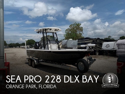 2019 Sea Pro 228 Dlx Bay