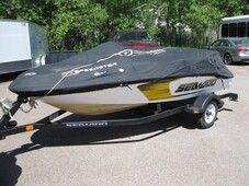 2008 Seadoo 150 Speedster 15 Foot Jet Boat W/Trailer 215 HP Rotax ONLY 30 Hours!
