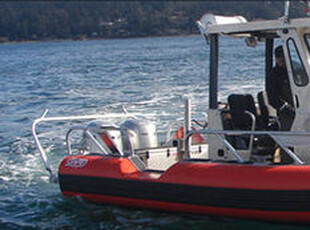 Patrol boat - SAFE 23 - Safe Boats - outboard / aluminum / rigid hull inflatable boat
