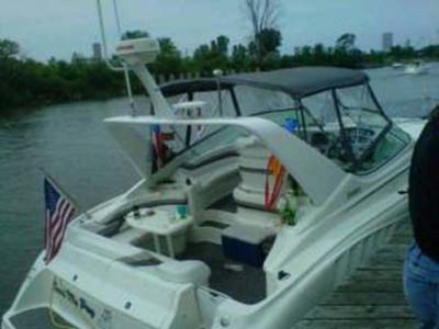 1995 Silverton 361 Express Cruiser powerboat for sale in Wisconsin