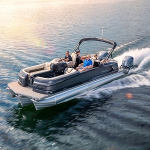Outboard pontoon boat - 25 LEGACY LT Series - Manitou Pontoon Boats - tri-tube / 12-person max.