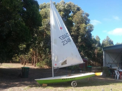 Laser sailboat in full sailing condition, one owner from new