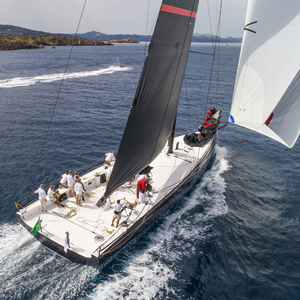 Regatta sailing yacht - ClubSwan 80 - Nautor Swan - one design / 3-cabin / with open transom