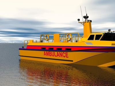 NEW Sabrecraft Marine Ambulance Rescue Boat 18000 AirRide Express