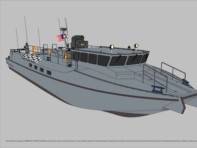 NEW Sabrecraft Marine Patrol Mono 25000 Gun Boat