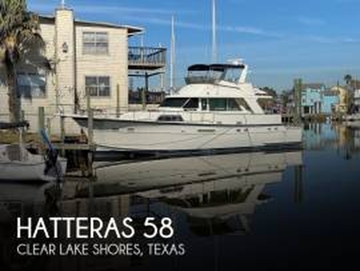 1979, Hatteras, 58 Fisherman