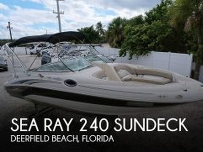 2003, Sea Ray, 240 Sundeck
