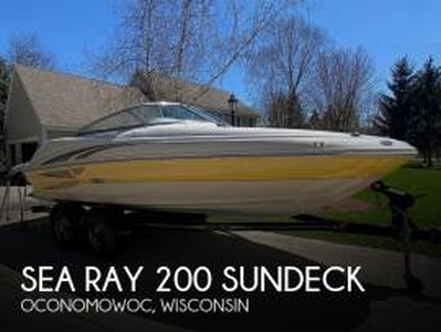 2004, Sea Ray, 200 Sundeck