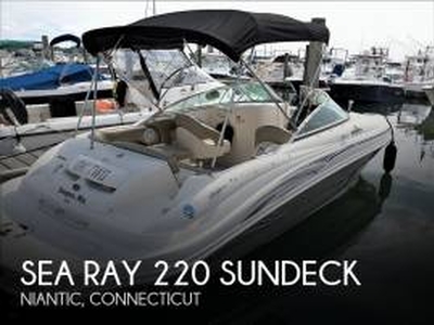 2005, Sea Ray, 220 Sundeck