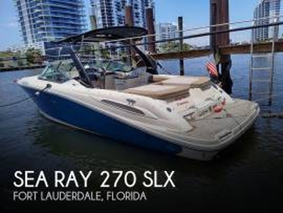 2012, Sea Ray, 270 SLX