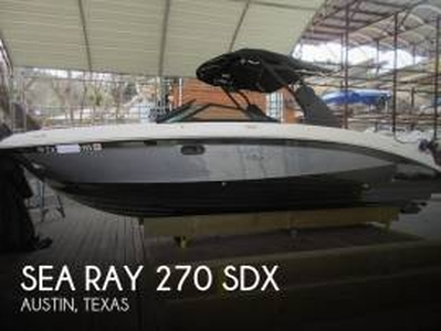 2020, Sea Ray, SDX 270