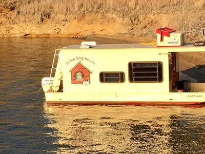 COOL! Tiny House Boat Camper RV Cruiser River Shanty BnB Rental Live Aboard