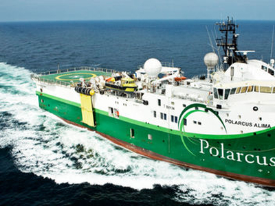 Seismic research ship - SW GALLIEN - ULSTEIN