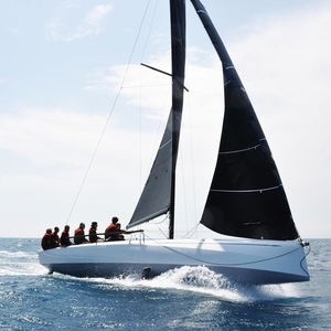 Racing sailboat - CLUB 36 - Nautors Swan - foiling / with bowsprit / carbon mast