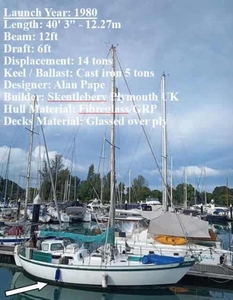 40ft Saltram Saga cruising yacht urgent sale