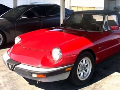FOR SALE: 1988 Alfa Romeo Spider $16,495 USD