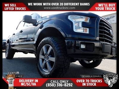 $376/mo - 2016 Ford F-150 XLT 4x4SuperCrew 55 ft SB FOR ONLY $376
