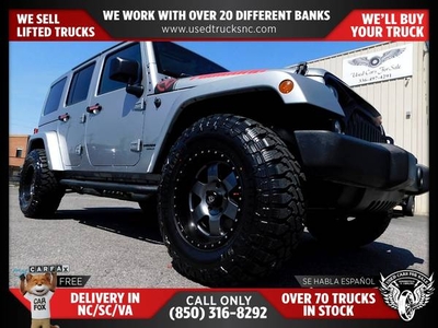$427/mo - 2017 Jeep Wrangler Unlimited Rubicon 4x4SUV FOR ONLY $427