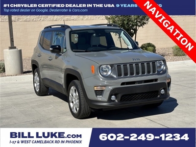 CERTIFIED PRE-OWNED 2022 JEEP RENEGADE LIMITED WITH NAVIGATION & 4WD