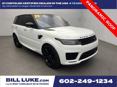 PRE-OWNED 2020 LAND ROVER RANGE ROVER SPORT HST WITH NAVIGATION & 4WD